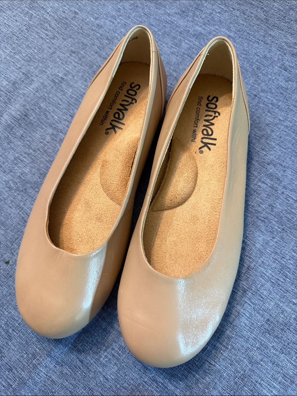 Softwalk Sonoma Ballet Flat - size 6.5 WW - Picture 2 of 6
